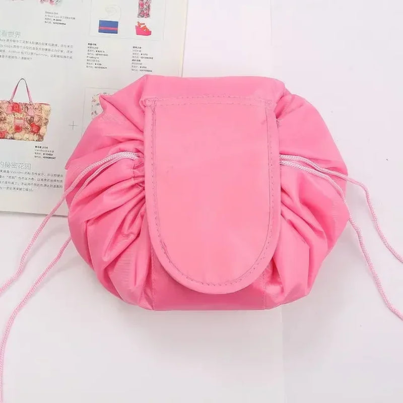 Check out this stylish and waterproof drawstring cosmetic bag! Perfect for organizing your makeup while traveling. 💄✈️ #MakeupOrganizer #TravelEssentials
