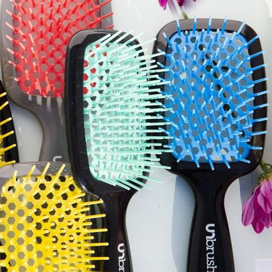 Hollowing Out Hairbrush Hair Comb Unbrush Ventilation Massage Comb Untangle Unknot Undo Hair Brush Women Hair Care Beauty Makeup
